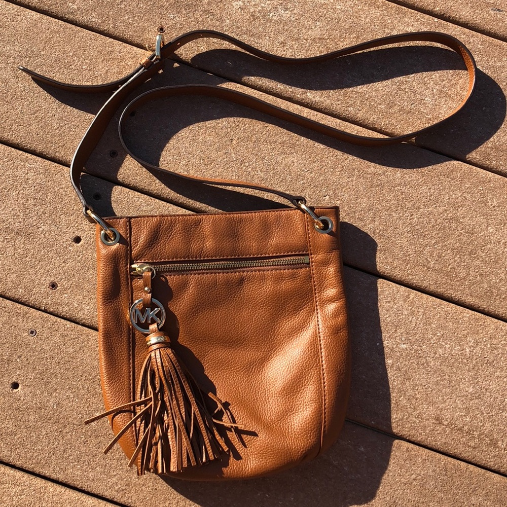 Michael Kors brown crossbody bag